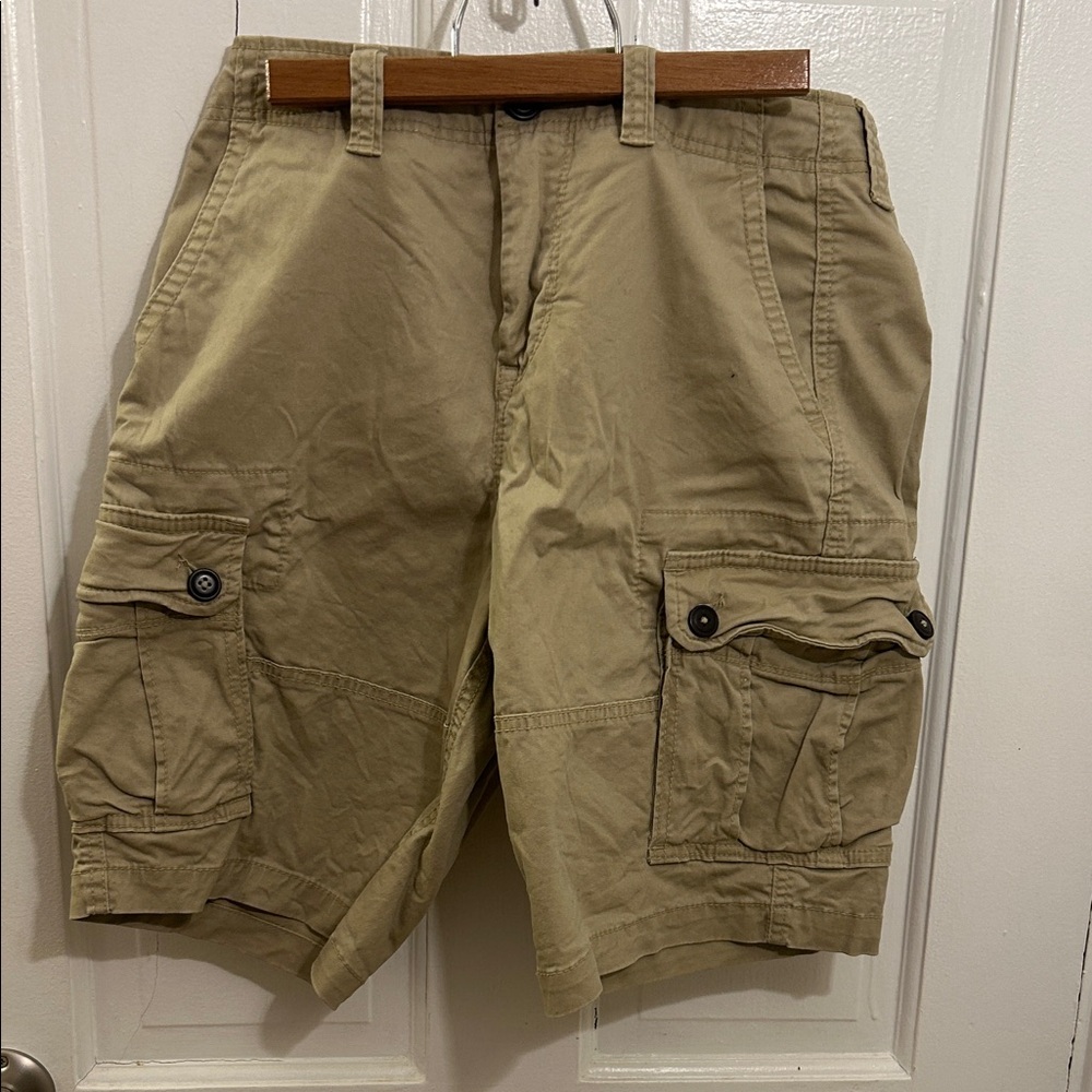 Aeropostale Men's Khaki Cargo Shorts